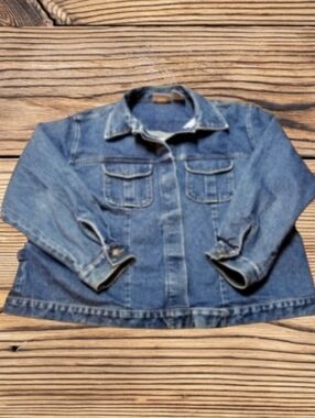 WOMEN'S BILL BLASS DENIM JACKET - NO SHOW BUTTONS - 2XL